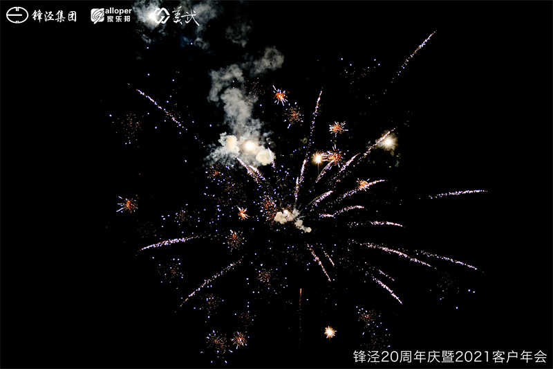上海鋒涇集團(tuán)20周年慶暨2021年客戶年會團(tuán)建活動篝火晚會