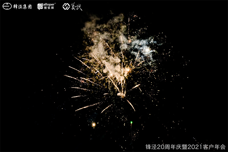 上海鋒涇集團(tuán)20周年慶暨2021年客戶年會團(tuán)建活動篝火晚會